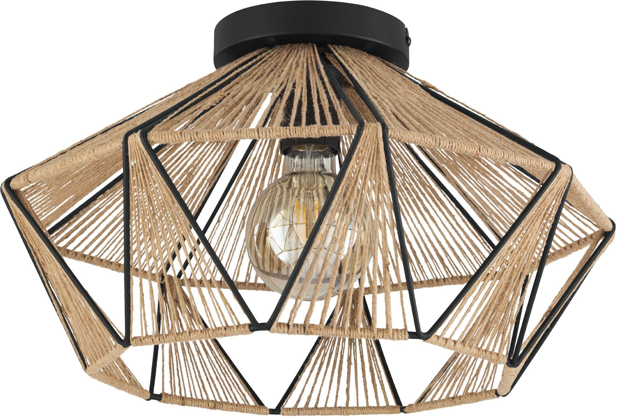 Leonique Röhre, Stehlampe mit Stehleuchte geschwungener dimmbar – mit Fußschalter KAUF-EP LED LED »Cecile«,